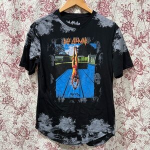 Def Leppard High ’n’ Dry 2017 Graphic Tee Small Black